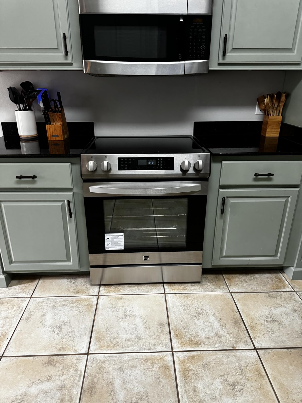 Kenmore 5.6 cu. ft. Electric Induction Range Oven - Stainless Steel customer photo 1
