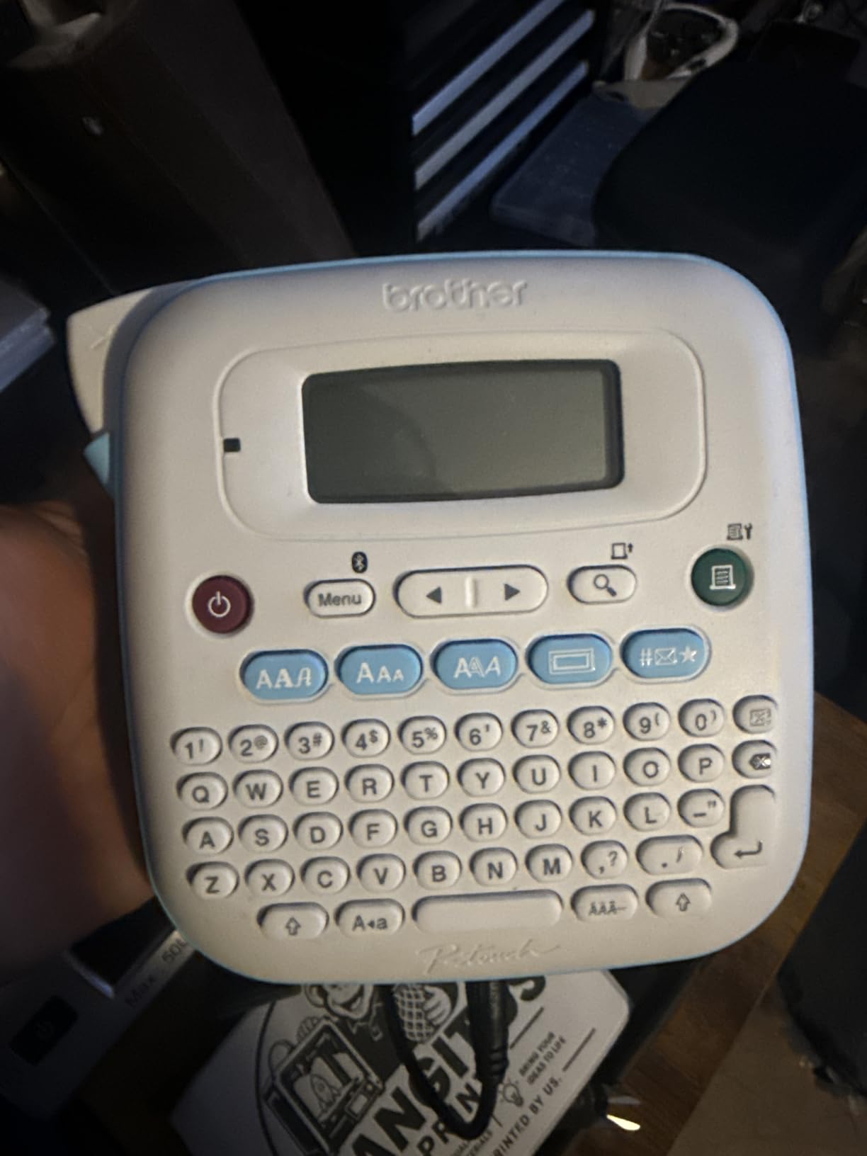 Brother P-Touch PT-N25BT Personal Connected Label Maker, Bluetooth, Design&Print2 app, Portable, Handheld and Prints with P-Touch Btag 1/2 inch (12mm) Wide Color Label Tapes customer photo 1