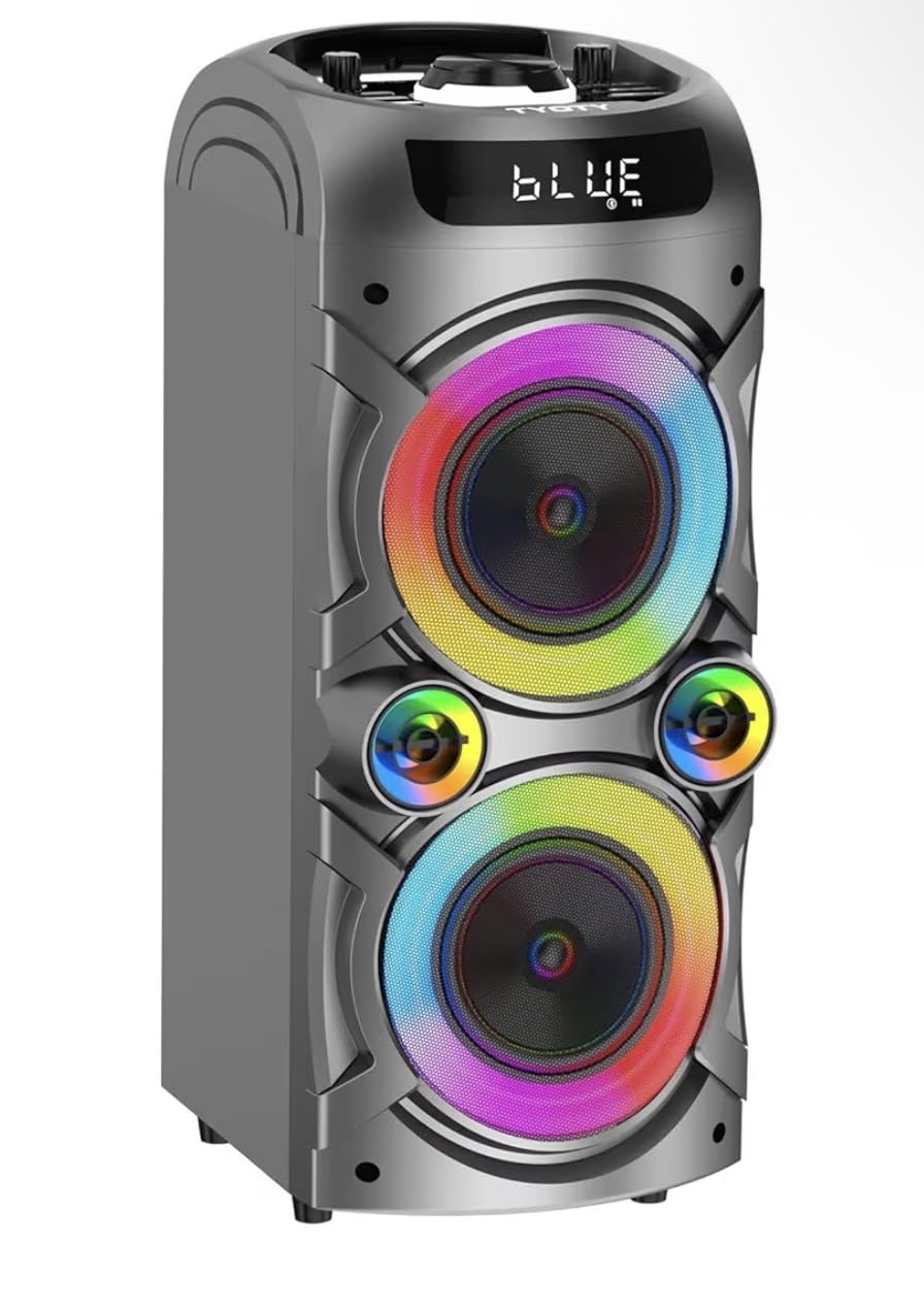 Portable Bluetooth Speaker 100W Big Powerful Wireless Boombox TWS Pairing Loud Stereo Sound Deep Bass Large Party Speakers with Subwoofer LED Lights for Outdoor Home Camping customer photo 1