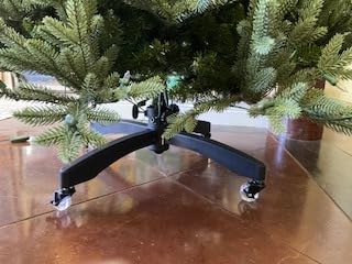 Universal Rolling Artificial Christmas Tree Stand | For Trees 6 to 9 Foot Tall, Locking Caster Wheels, TK-10828-CC-VT customer photo 1