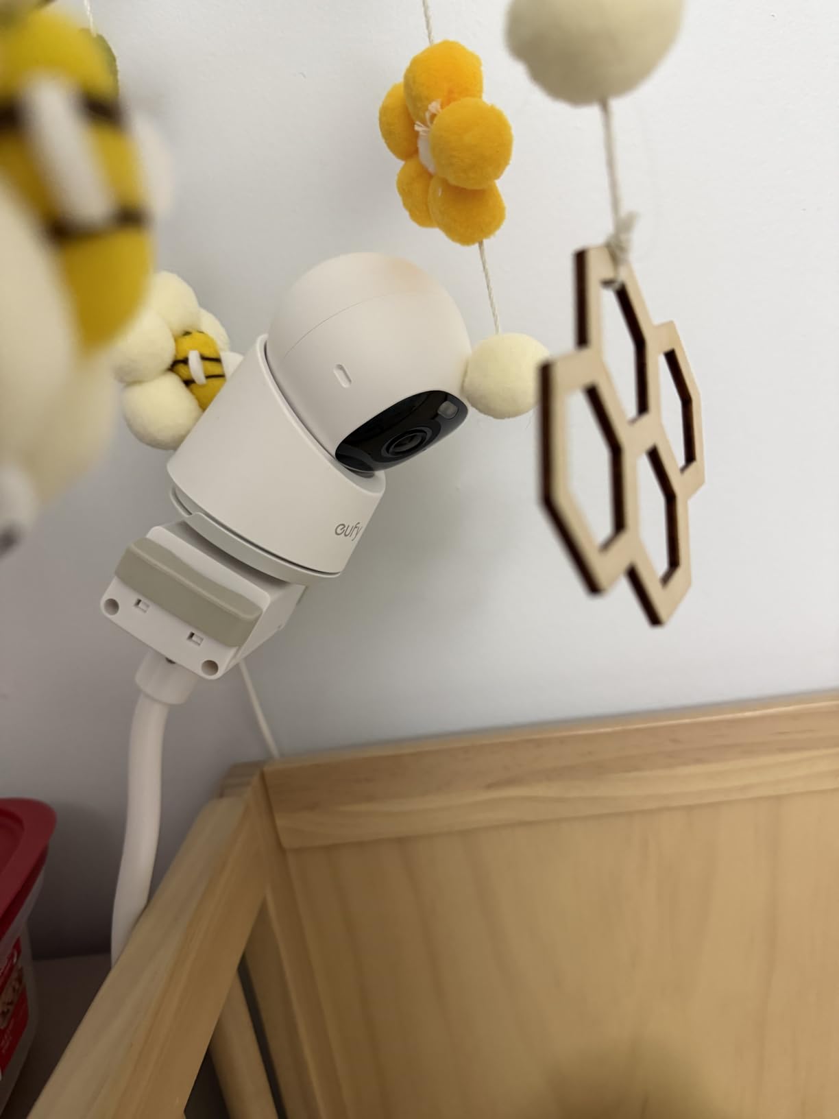 eufy Security 4K Indoor Camera E30 - No Subscription, Work as Pet Camera, Nanny/Baby Monitor, 360 Pan&Tilt, AI Auto Tracking, AI Detection, 24/7 Recording, Color Night Vision, Two-Way Audio, Works with HomeKit customer photo 1