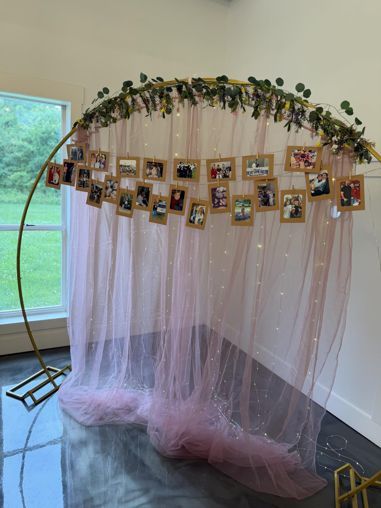 6Ft Artificial Wildflower Garland, Floral Vine for Mantel Decor | Flexible Wildflower Garland, Artificial Mixed Flower Vine, Spring Flower Decor for Mantel, Arch, Table Runner & Party Use customer photo 1