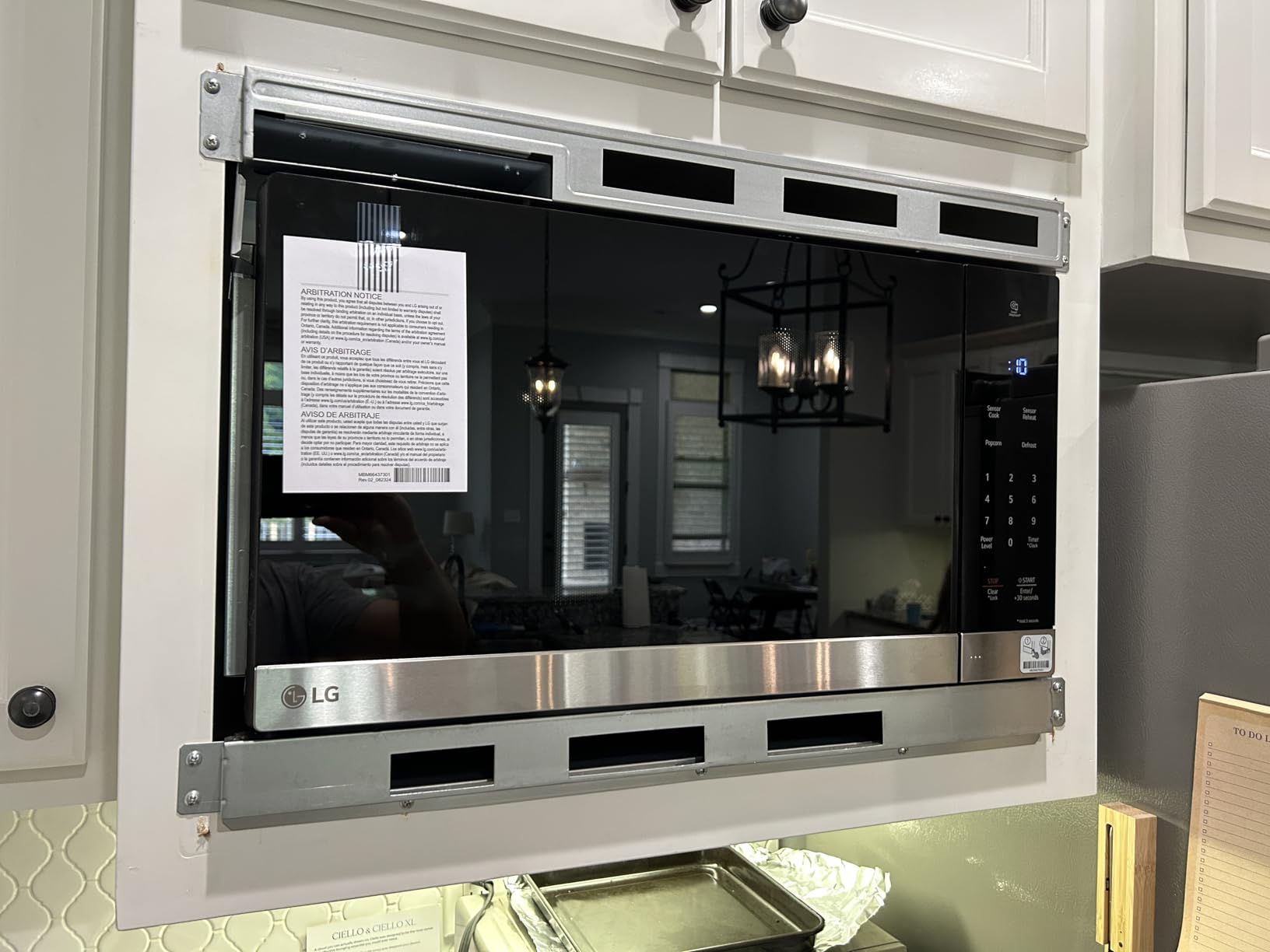 LG Countertop Microwave, 2.0 cu. ft., Stainless Steel, Smart Inverter, Sensor Cooking, 1200 Watts customer photo 1