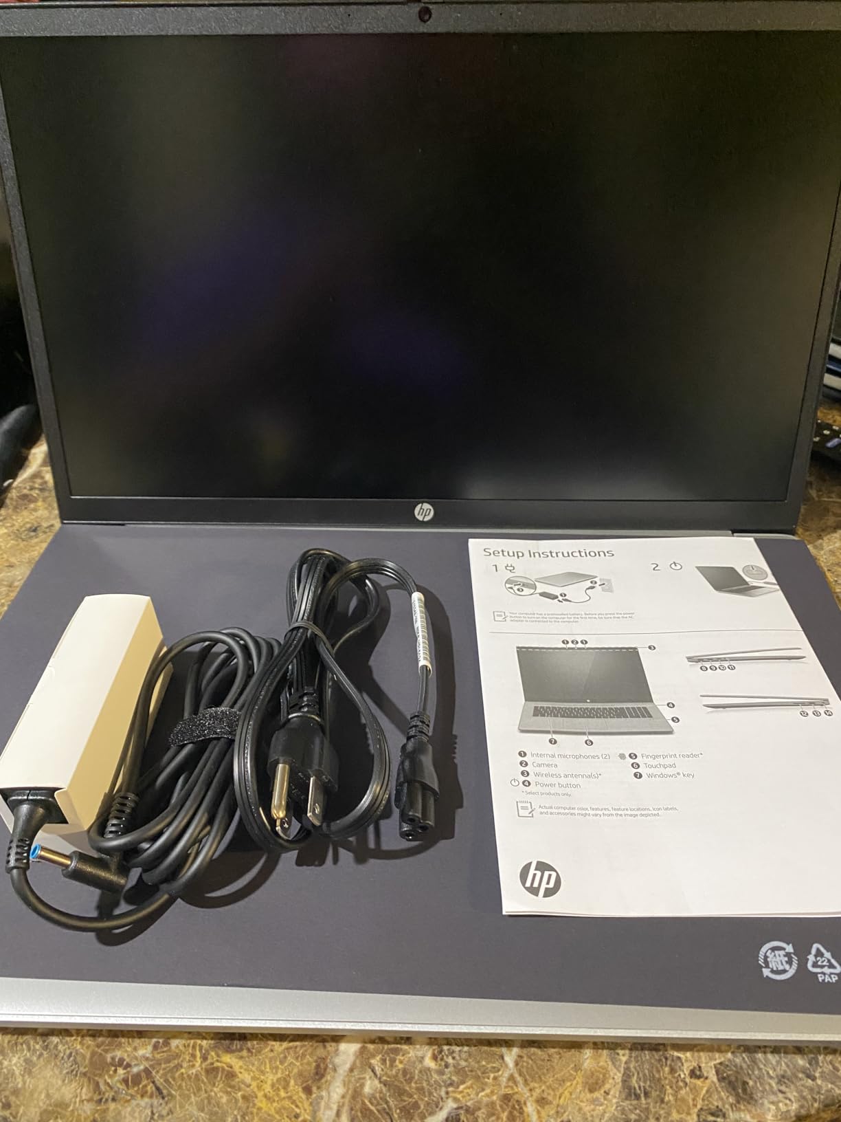 HP 17.3 inch Laptop, HD+ Display, AMD Ryzen 5 7520U, 16 GB RAM, 512 GB SSD, AMD Radeon Graphics, Windows 11 Home, Natural Silver, 17-cp2199nr customer photo 2