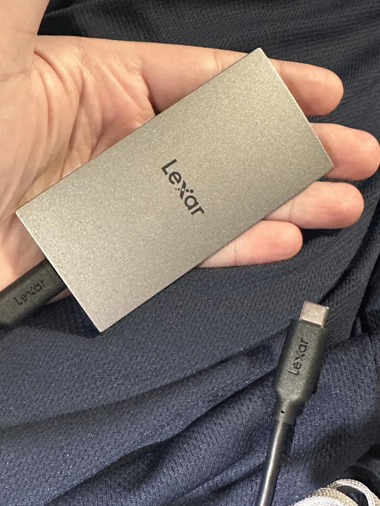 Lexar ES3 1TB Portable SSD Silver, USB 3.2 Gen 2 up to 1050MB/s customer photo 2
