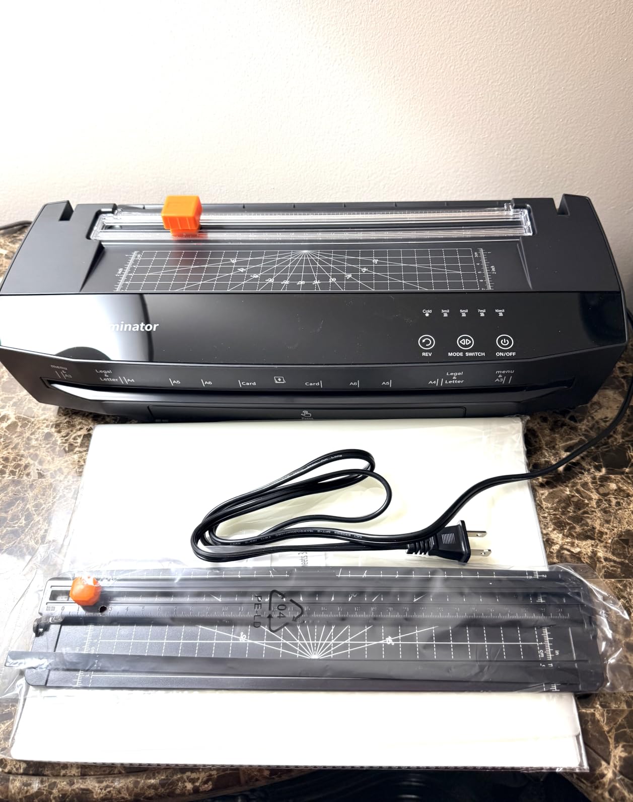 Qfun 3-10 Mil Thermal Laminator Machine 11x17 Heavy Duty Lamination Machine 4-Roller Commercial Laminating Machine 13 inch for Teacher, Large Laminate Machine with Laminating Sheets for Office School customer photo 2