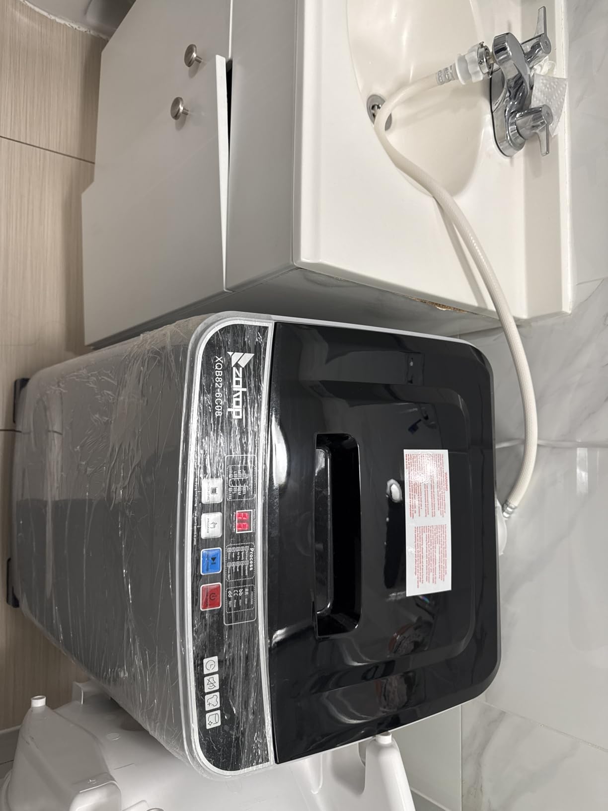 Winado Full Automatic Washing Machine, 17.6Lbs Top Load Portable Washer with Drain Pump, 10 Wash Programs 8 Water 2 in 1 Washer and Dryer for Apartments, RV, Camping customer photo 1
