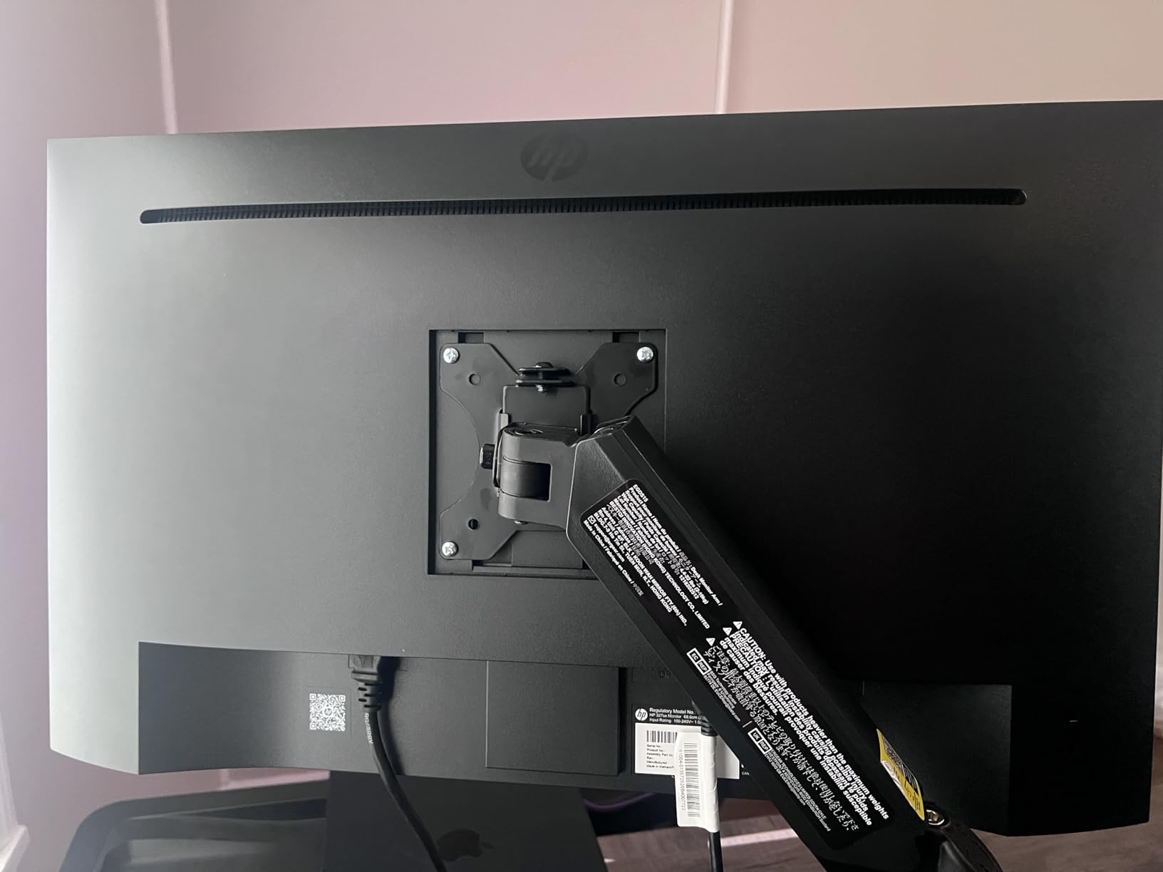 HP Series 3 27 inch FHD Monitor, Full HD Display (1920 x 1080), IPS Panel, 1300:1 Contrast Ratio, 250 Nits, Eye Ease with Eyesafe Certification, Black, 327se (2025) customer photo 2