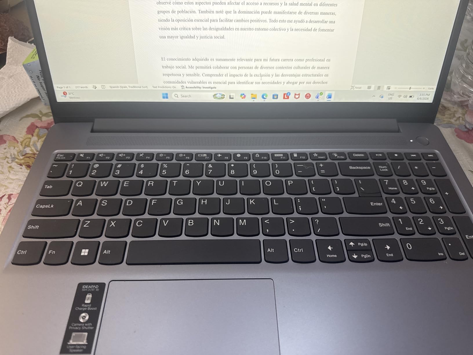 Lenovo IdeaPad Slim 3 Laptop 2025 15.6