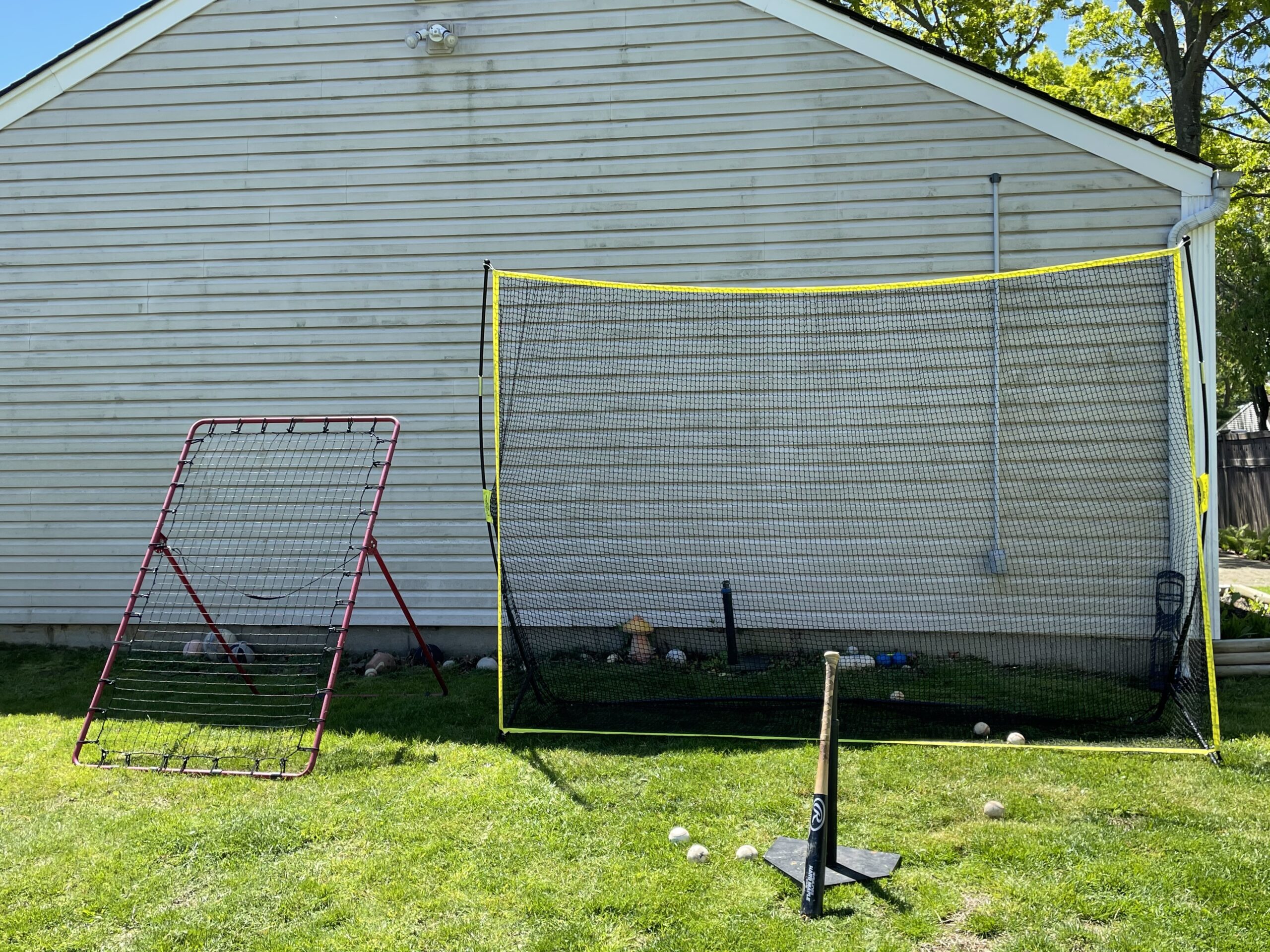 PodiuMax Golf Net, 10x7ft Golf Practice Net with Noise Reduce Silk Target Driving Real Balls, Hitting Nets for Backyard Garage customer photo 1