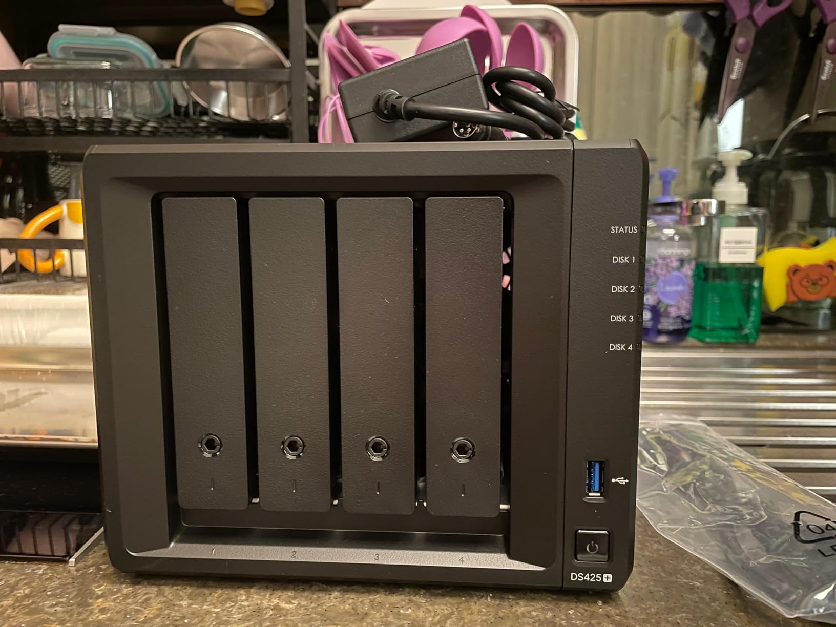 Synology DS425+ Private Cloud Media Server - Stream, Back Up & Share Files (4-Bay Diskless NAS) customer photo 1