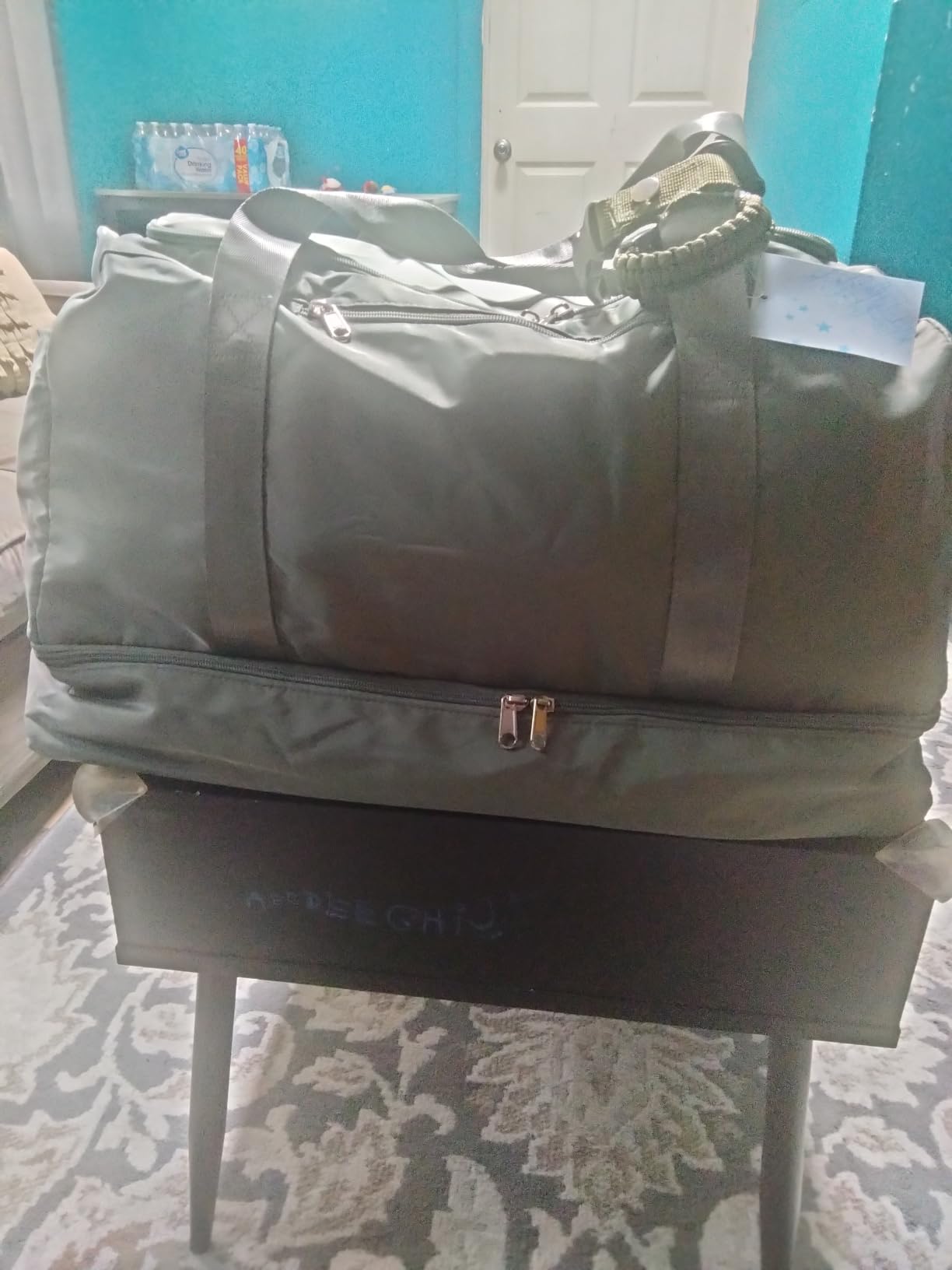 Extra Large Travel Duffle Bag,Carry on Overnight Weekend Bag with Shoes Compartment,Weekender Bags for Women for Travel Business Trips Sport Hospital customer photo 1