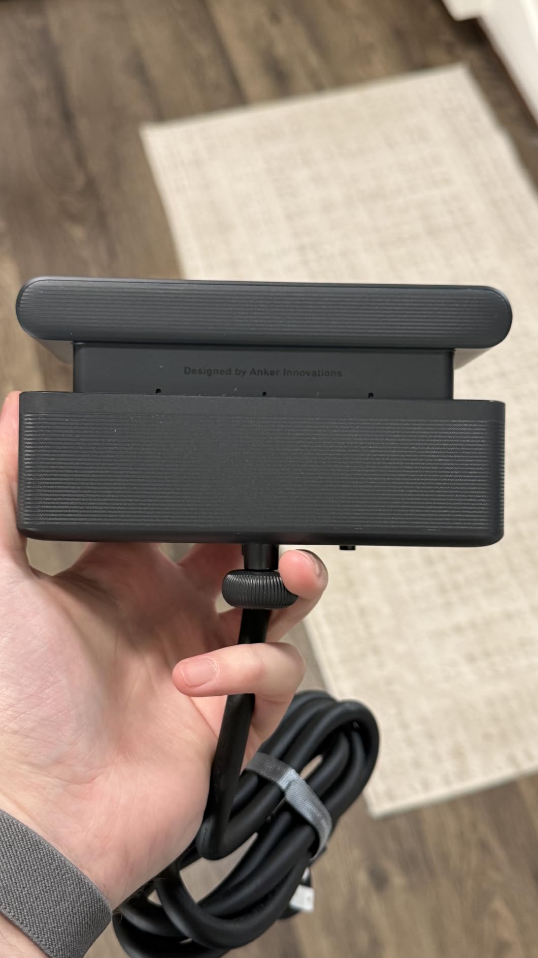 Anker Nano Power Strip, Desk Clamp, 70W Max, 1500J Surge Protector, 2 USB C | 6AC, Extension Cord, Outlet Extender Desk Organizer Gaming Accessories Home Office Essentials, Fit 0.6~1.8'' Tabletop Edge customer photo 2