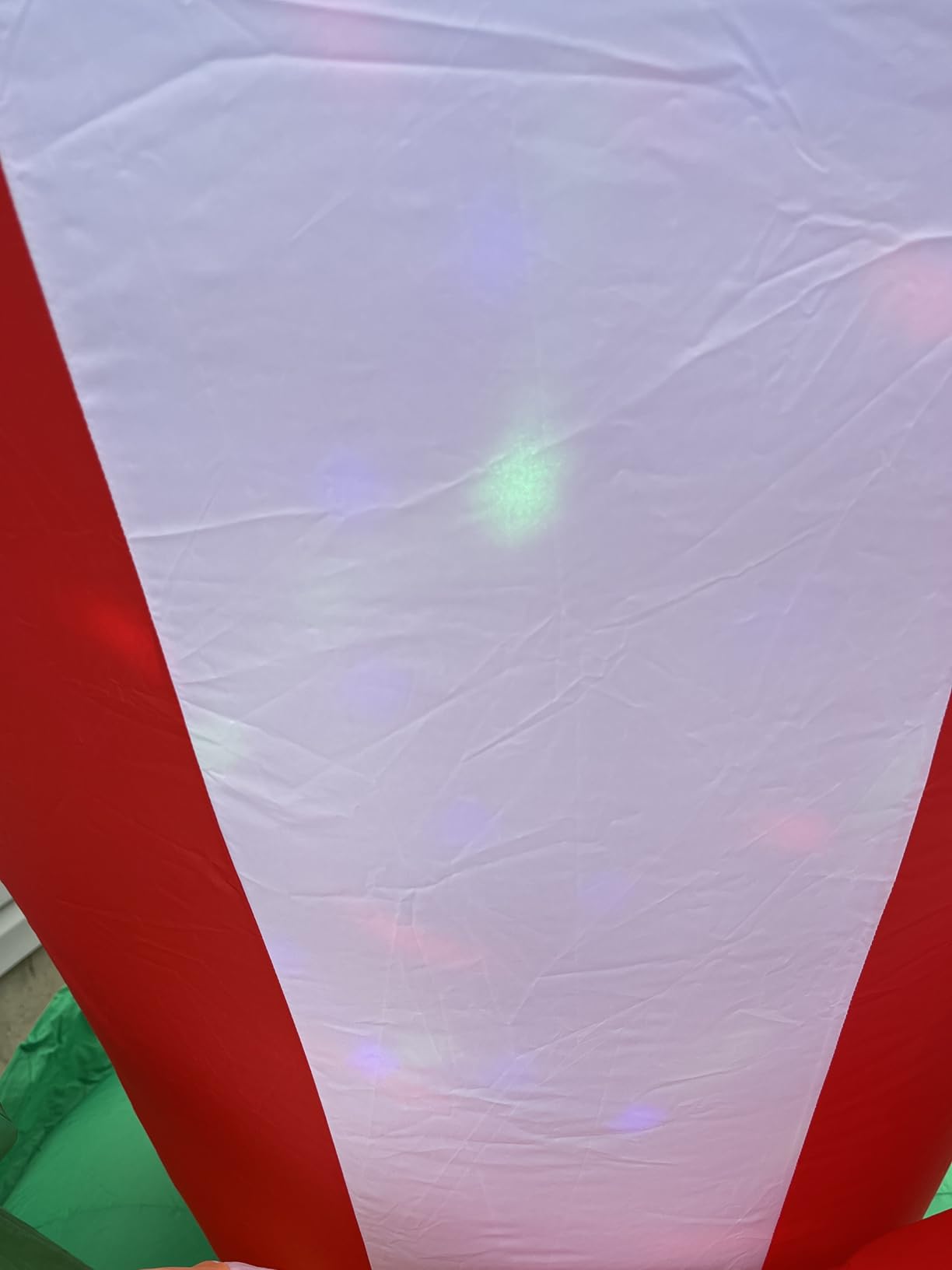 12FT Christmas Outdoor Inflatables - Giant Inflatable Hot Air Balloon Santa with Built-in Colorful Rotating LED Lights Christmas Blow Up Yard Decorations for Garden Lawn Party Xmas Decor customer photo 2