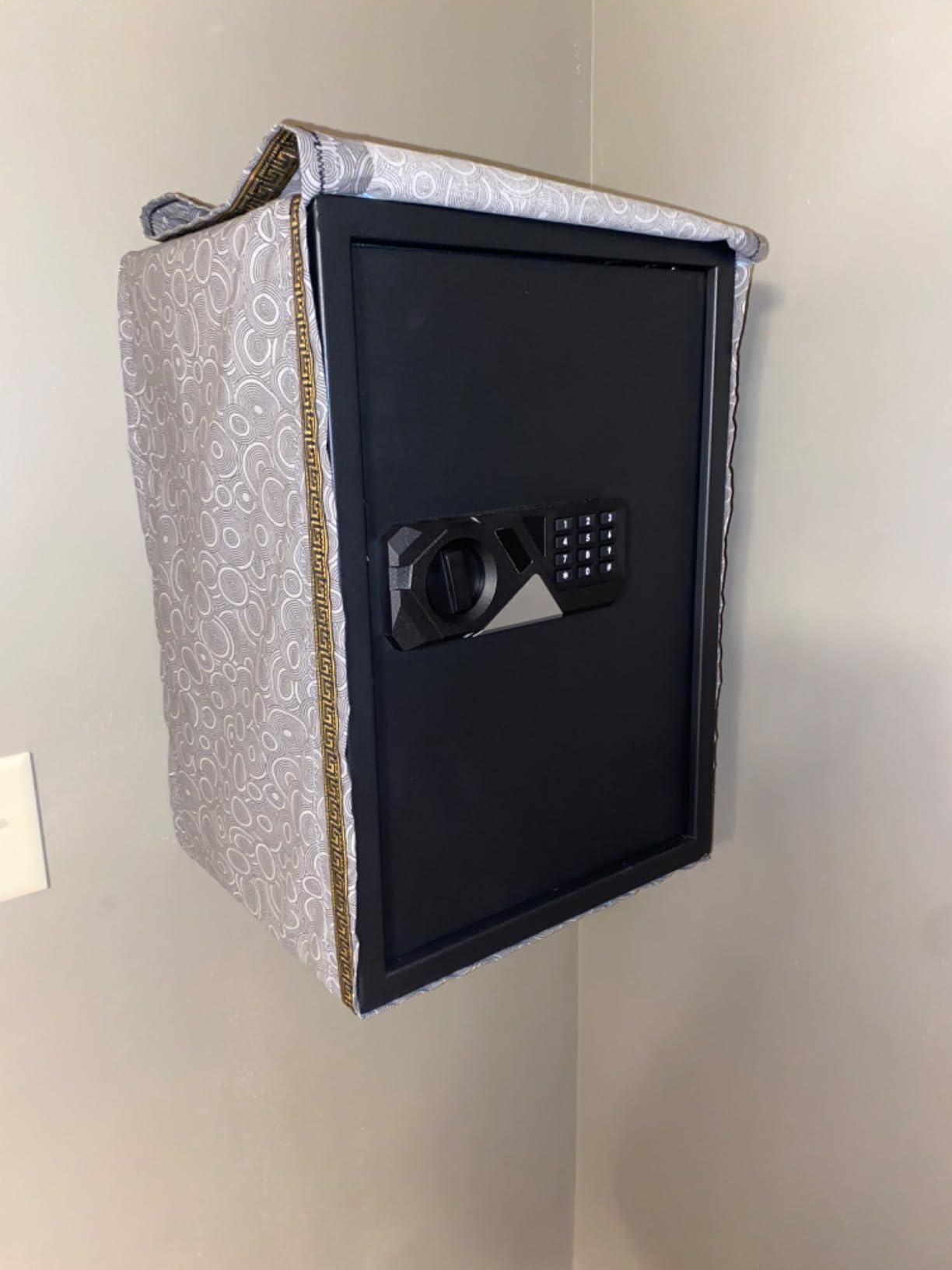 1.8 Cub Small Fireproof Safes for Home, Digital Security Home Safes Fireproof Waterproof with Programmable Keypad Keys and Alarm System, Anti-Theft Fire Safe Box for Document Money Valuables customer photo 2