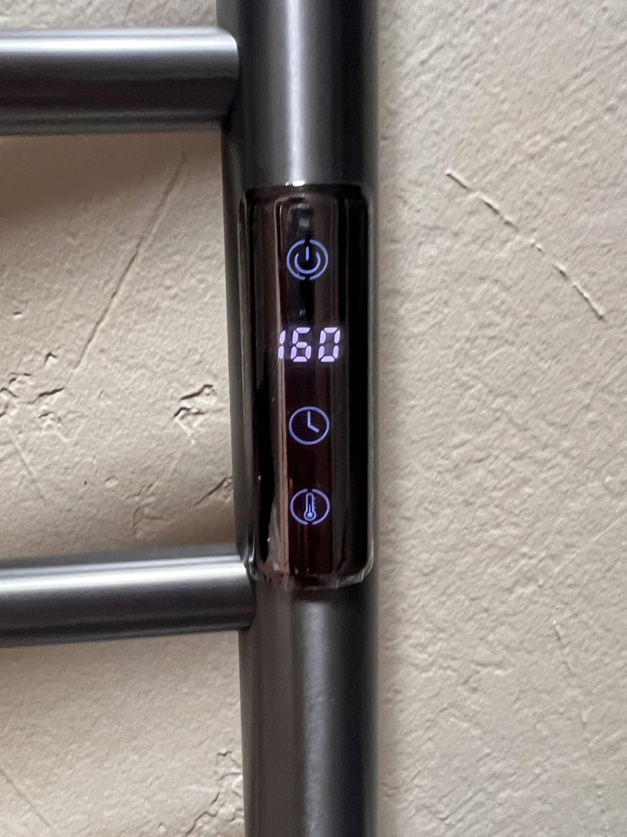 Electric Towel Rack with Voice Control for Alexa & Google Home, TUYA - Wall-Mounted Bathroom Heating Towel Warmer, Plug-in, Stainless Steel Material, 16.54x23.62x5.51 in, Brushed, 4 Bars customer photo 2