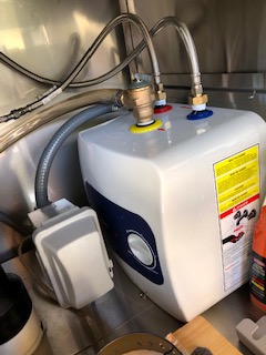 ThermoMate Tankless Water Heater Electric for Sink Faucet, 4500W 110~120V Small Point of Use Instant Hot Water Heater ETL Approved with Temperature Display, Self-modulating, 0.85GPM at 35°F Rise customer photo 1