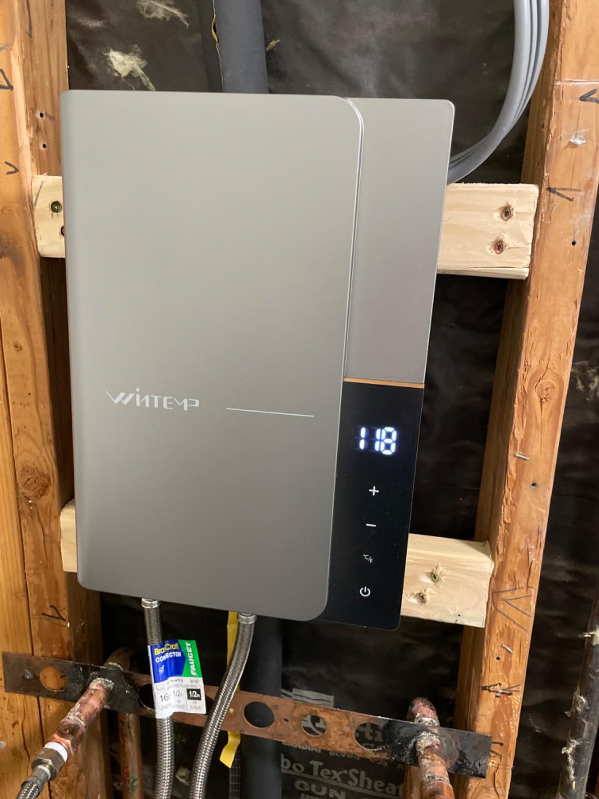 27kW 240V Tankless Water Heater Electric Whole House, Up to 6.3 GPM | Instant Endless Hot Water, ETL Certified, Whole House Use, Self-Modulating Energy Saving customer photo 1