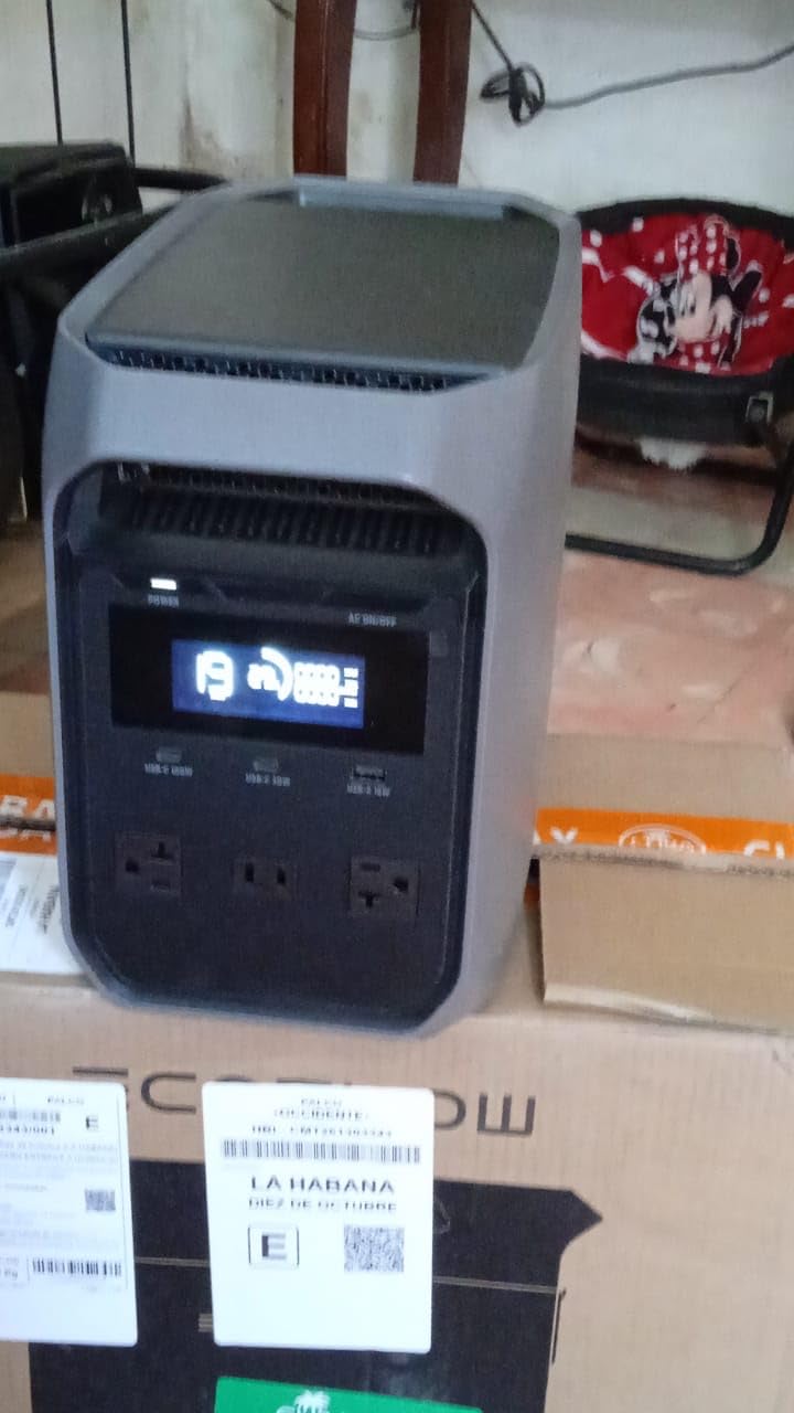EF ECOFLOW Portable Power Station Delta 3 Classic, 1024Wh 1800W AC, 3600W Surge, 1 Hr Fast Charge, LiFePO4 Battery, 10ms UPS Solar Generator for Home Backup customer photo 1