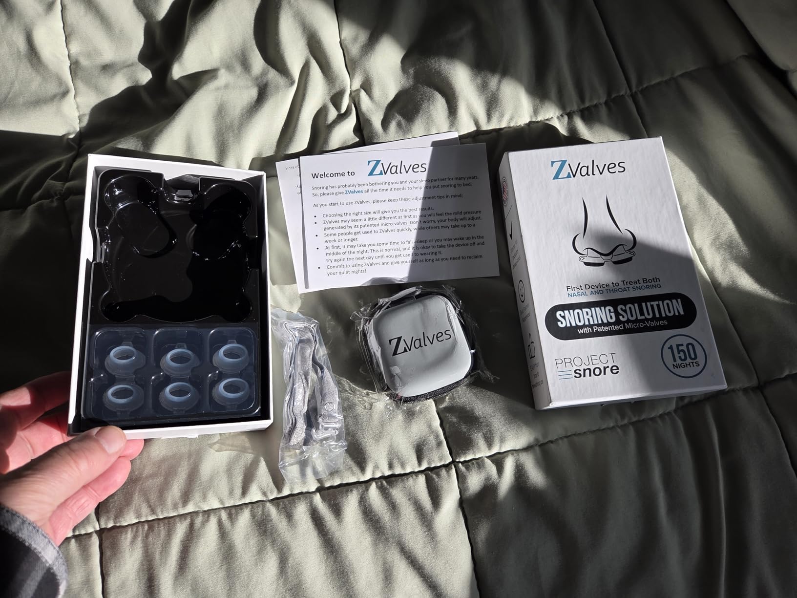 Anti Snoring Device & Snore Stopper | Silent Nights, Restful Sleep-ZValves | Best Snoring Solution for Both Nasal & Throat Snoring customer photo 2