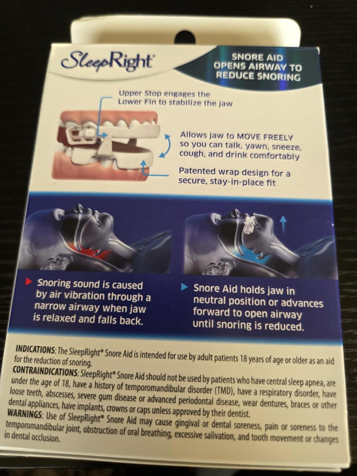 SleepRight Snore Aid Plus Nasal Breathe Aid - FDA Cleared for Snoring - Anti-Snoring Device - Snore Stopper for Men and Women - Effective Snore Reducing Aid that Works customer photo 1