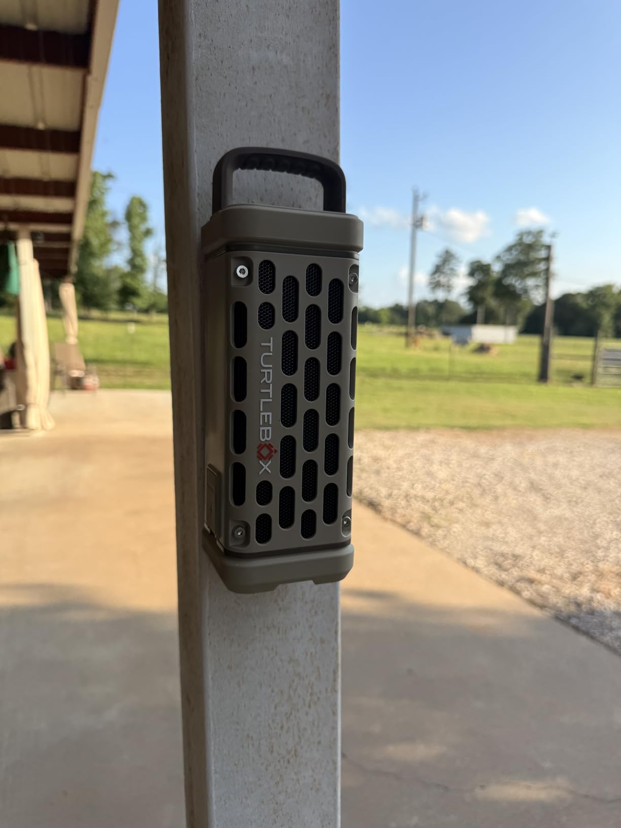 Turtlebox Ranger: Loud! Outdoor Portable Bluetooth 5.4 Speaker, Rugged, Waterproof, Ultra-Portable, Plays to 105db, Deep Bass, Shockproof, Unlimited Pairing for Full Stereo Experience, Orange customer photo 1
