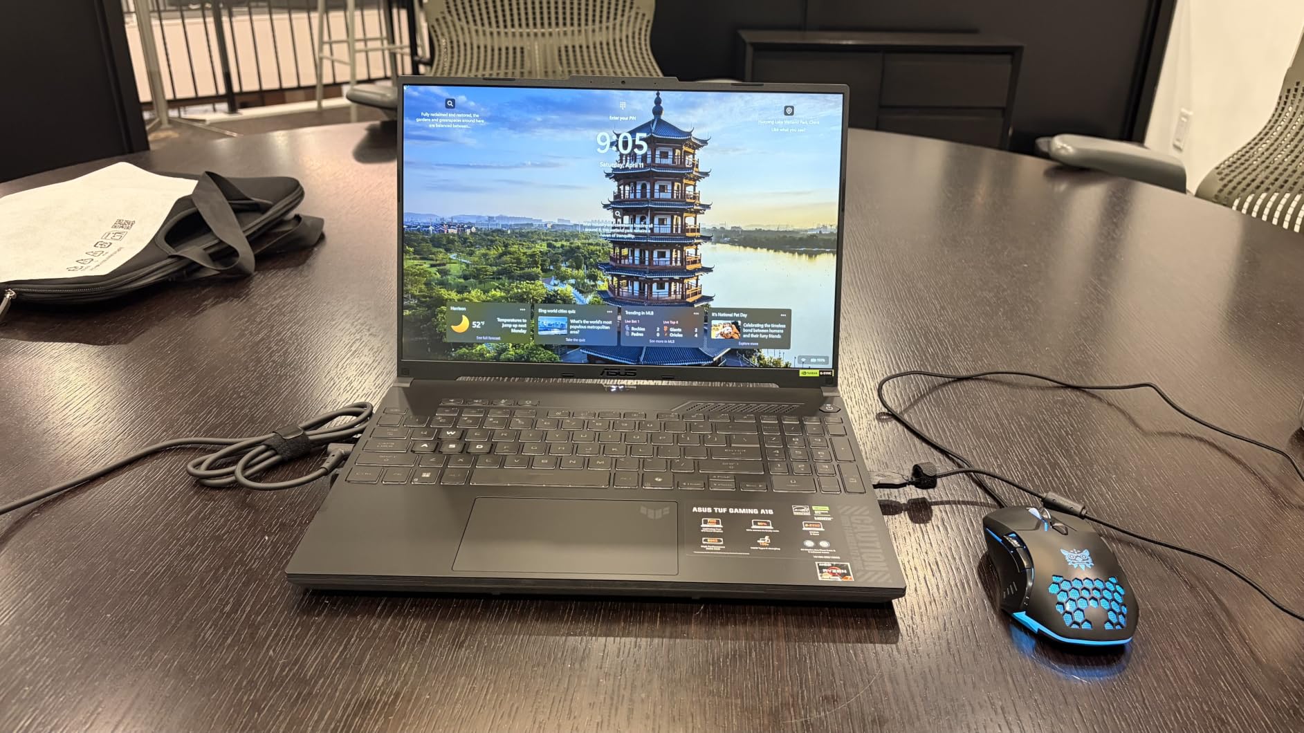 ASUS TUF Gaming A16 Laptop: AMD Ryzen 7 7445HS, 16 inch Full HD+ 145Hz Display, NVIDIA GeForce RTX 4050, 16GB DDR5 RAM, 512GB SSD, Backlit Keyboard, Windows 11 customer photo 1