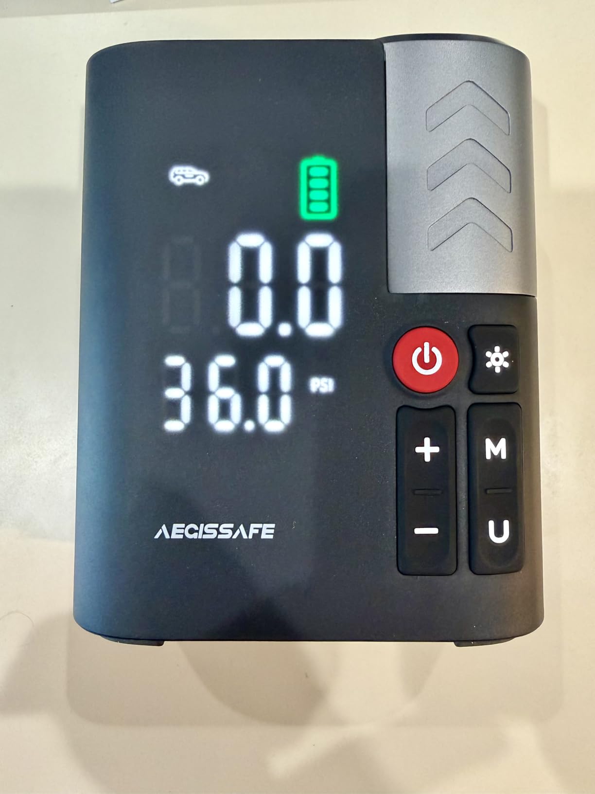 SuperBars 3X Faster Tire Inflator Portable Air Compressor with APP, 160PSI 48LPM Electric Tire Pump with 10400mAh Battery, 45W Faster Charging, for Car SUV Pickup RV MPV Truck customer photo 2