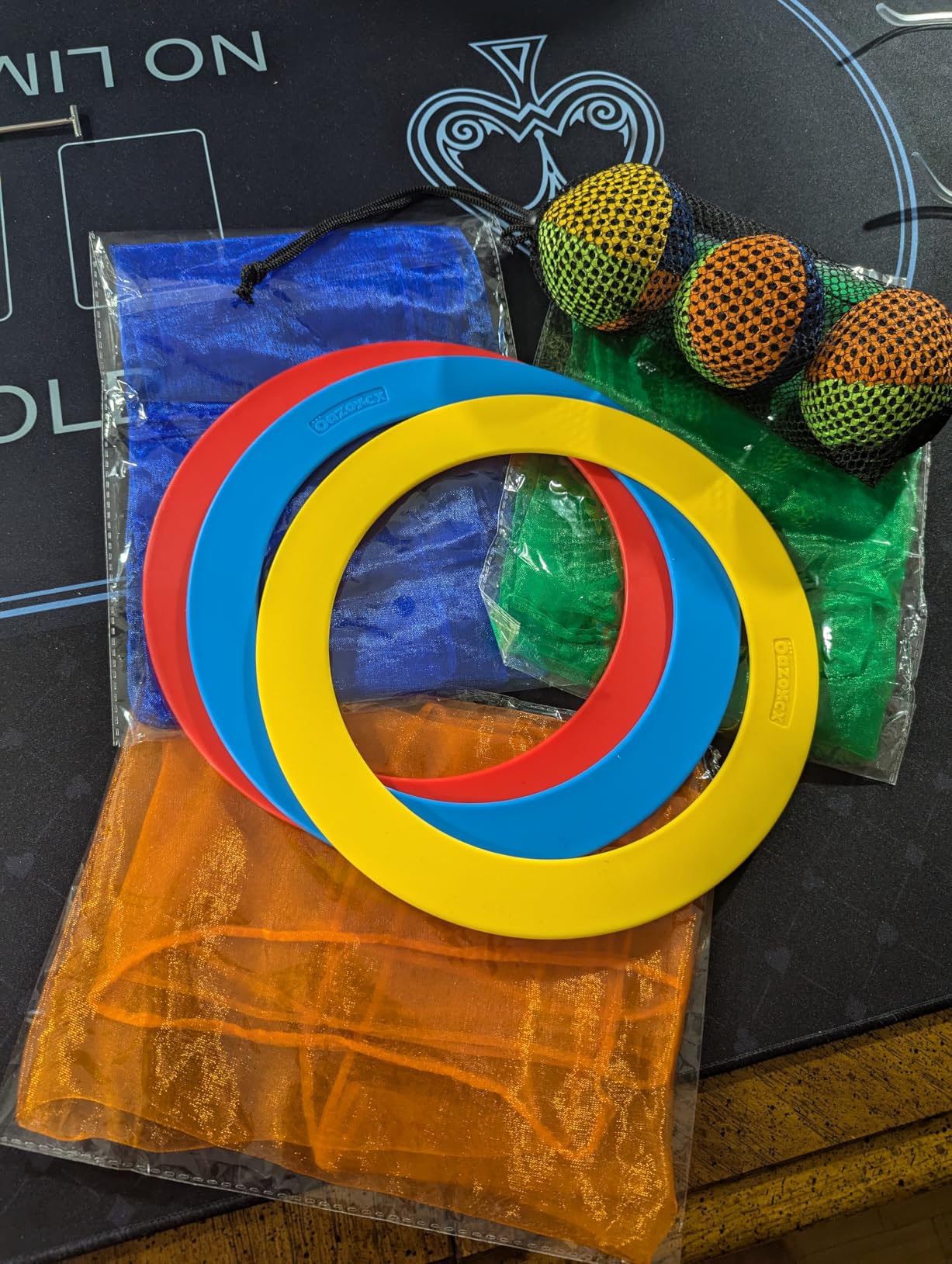 Juggling Kit for Beginners Complete Set -Juggling Balls, Scarves, Rings & Clubs - Learn to Juggle Balls at Home, School, or Circus Training customer photo 2