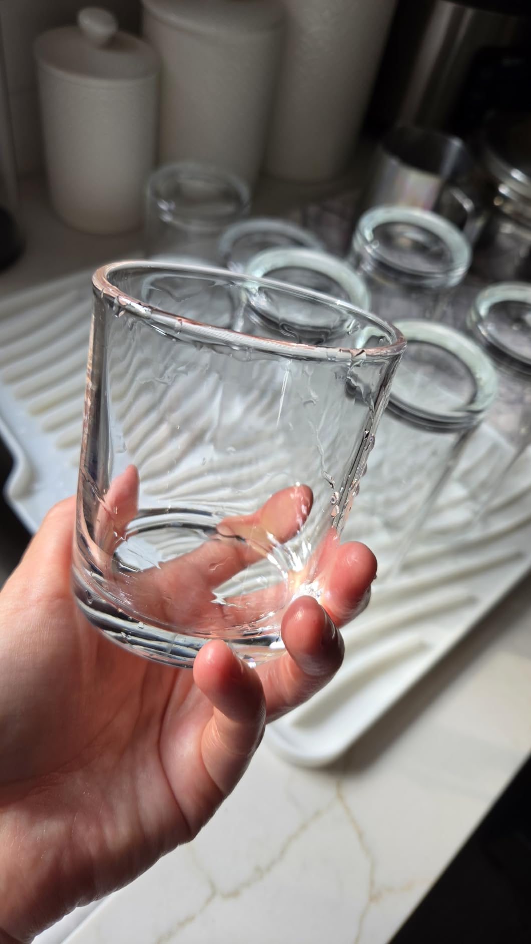 Everyday Drinking Glasses Set of 8, 14oz Tall Glass Cups & 10.5oz Short Dof Glasses Glass Water Cups, Hurricane Tumbler Drinkware for Cocktail, Iced Coffee, Beer, Tea, Wine, Whiskey customer photo 1