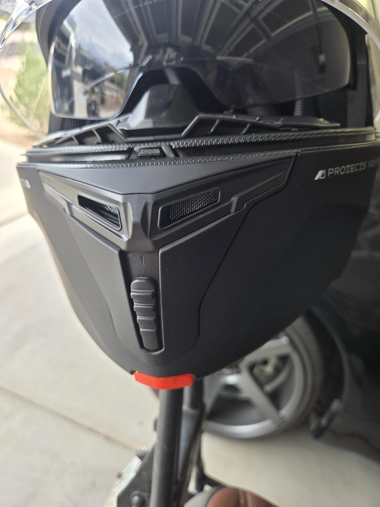 CYRIL Modular Motorcycle Helmet DOT, Flip Up Full Face Men Women, Glasses Compatible Dual Visor, Quick Release Shield, Bonus Smoke Visor & Bag for Street Bike ATV UTV Scooter Cruiser customer photo 2
