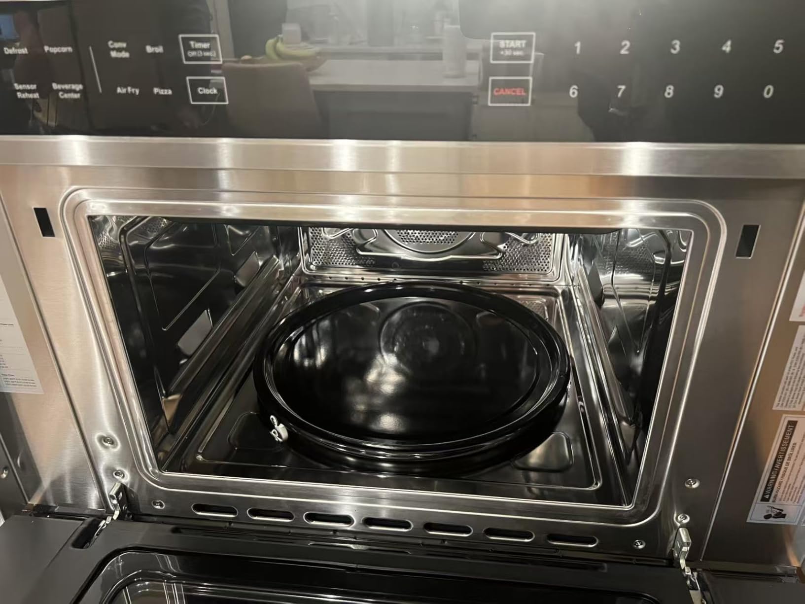 AAOBOSI 24 Inch Built-in Microwave Convection Oven, 1.6Cu.Ft Air Fryer Combo | 1000W, Sensor Cooking & Auto Menu, 11-level Power More Than 12 Cooking Modes, Drop Down Door, Stainless Steel customer photo 1