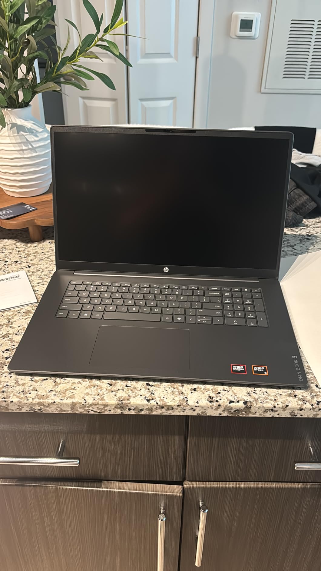 HP OmniBook 3 17.3 inch Laptop PC, FHD Display, AMD Ryzen 3 30, 8 GB RAM, 512 GB SSD, AMD Radeon 610M Graphics, Windows 11 Home, Mica Silver, 17-dp0199nr customer photo 2