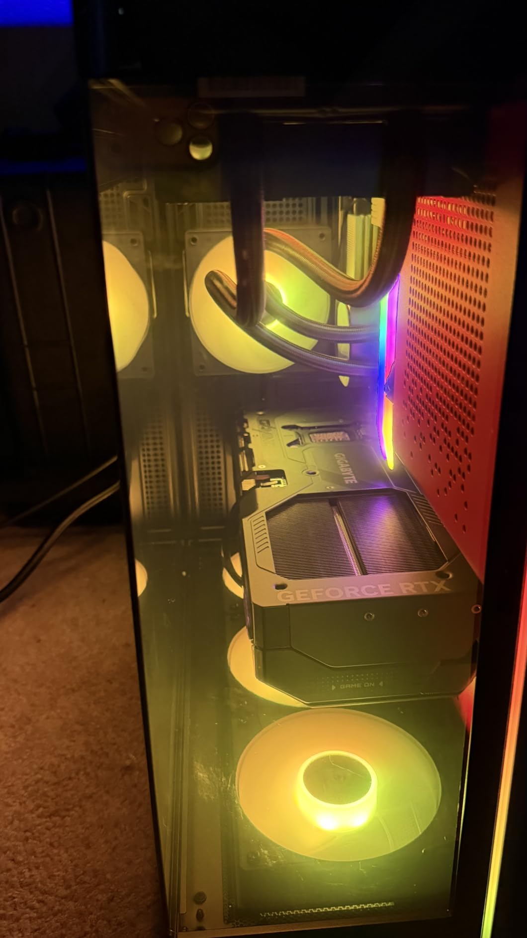 STORMCRAFT Phantom RTX 5080 Gaming PC Ryzen 7 9800X3D 32GB DDR5 2TB SSD | AMD Ryzen 7 5.2GHz, 6000MHz RAM, B850 Chipset, 850W PSU, 360mm AIO, RGB Keyboard Mouse, WiFi BT HDMI AI Prebuilt Gaming Desktop customer photo 2