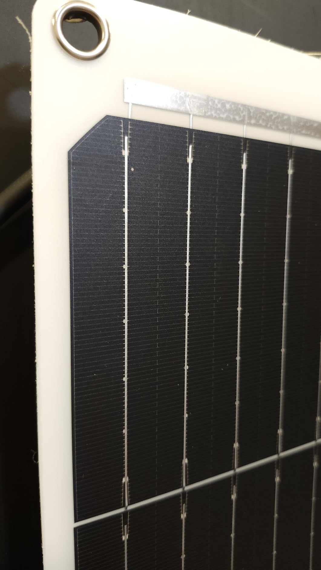 DOKIO 100W Flexible Solar Panel, 18V ETFE, for 12V RV and Marine Systems | Lightweight semi-flexible ETFE panel with MC4 leads; for RV, boat, van, trailer and other off-grid installations customer photo 2