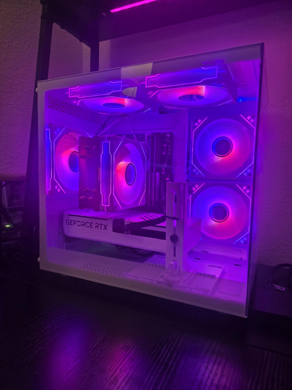 Gaming PC Desktop Computer - Ryzen 5 4500, Radeon RX 6500XT 4GB, 16GB DDR4 RAM, 512GB NVME SSD, Prebuilt Tower for 1080P Casual Gaming, Streaming, School & Home Office (White) customer photo 2