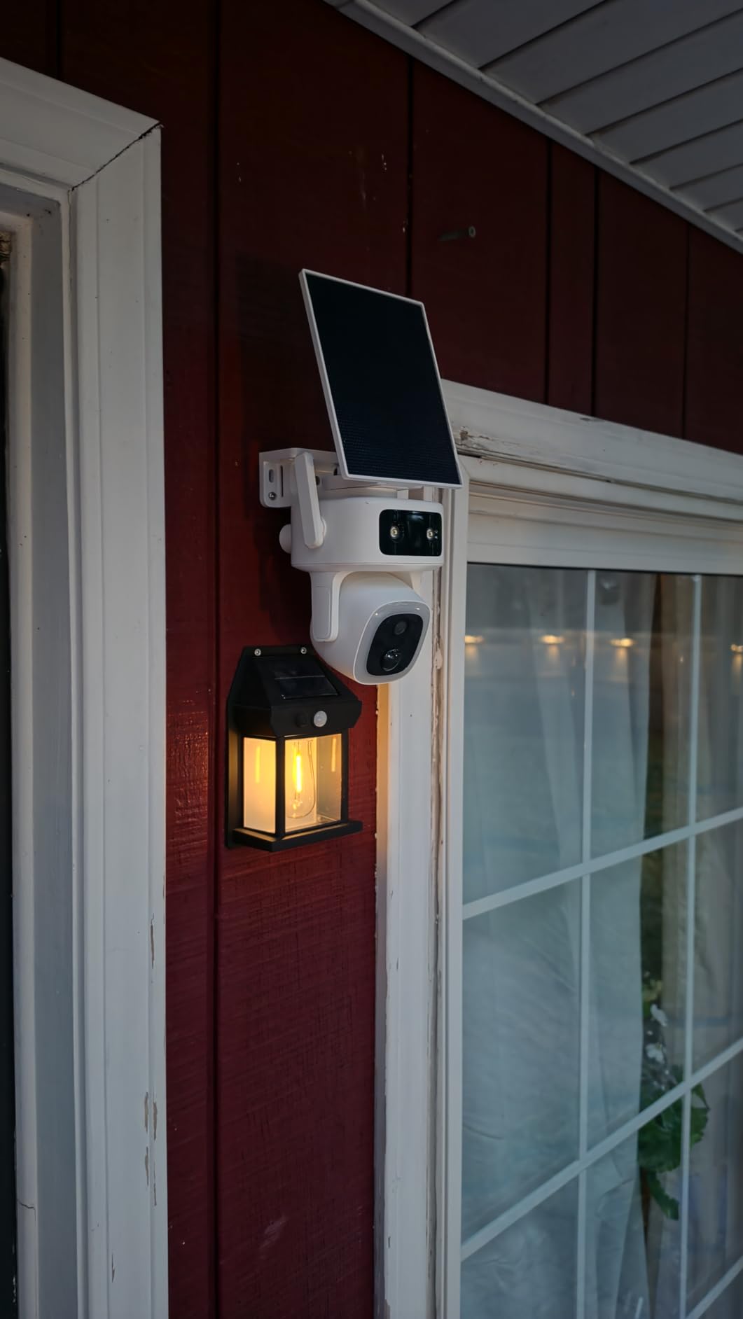 4G LTE Solar Cellular Security Camera Outdoor Wireless, Lifetime Free Data & No Monthly Fee, No WiFi Needed, 360 PTZ, 2K Full Color Night Vision, Human Tracking, 2-Way Audio, 32GB SD Card, IP66 customer photo 1