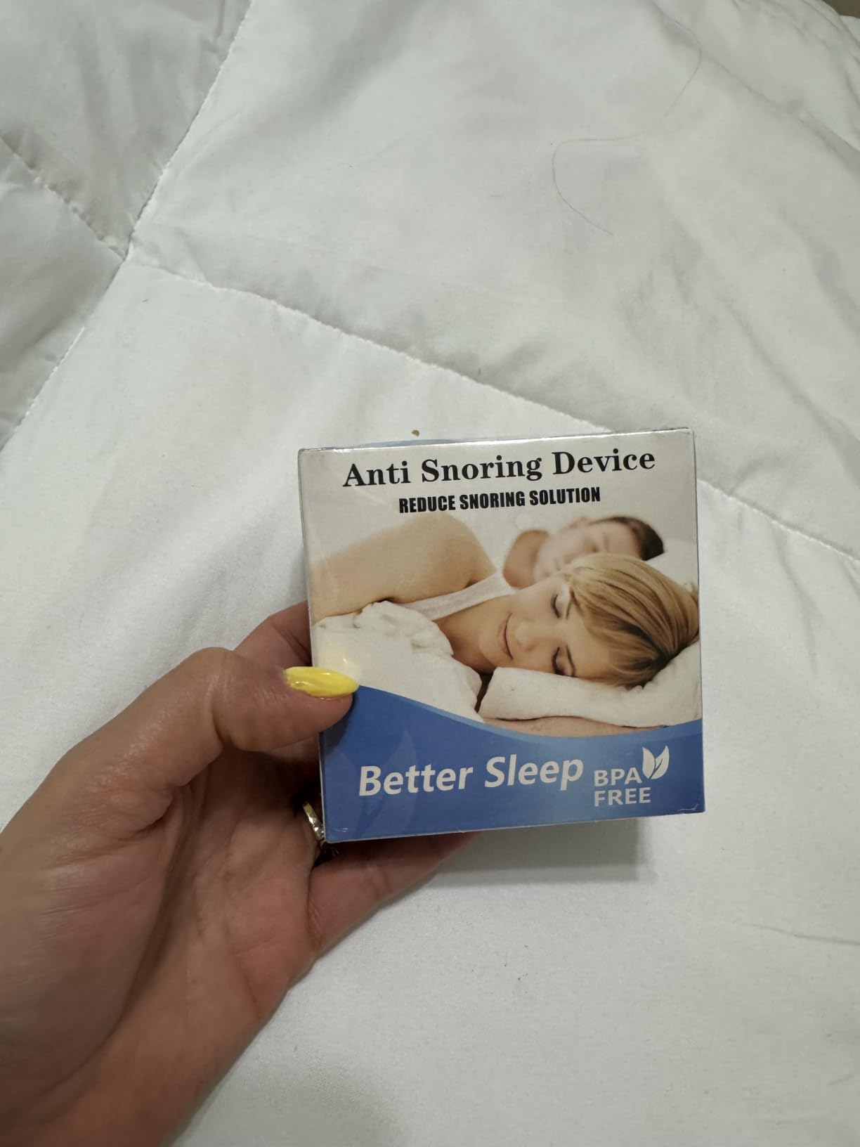 Tongue Stabilizing Device Mouthpiece - Reusable BPA-Free Tongue Retainer for Quiet Restful Sleep, Soft Silicone Anti-Snoring Device customer photo 2