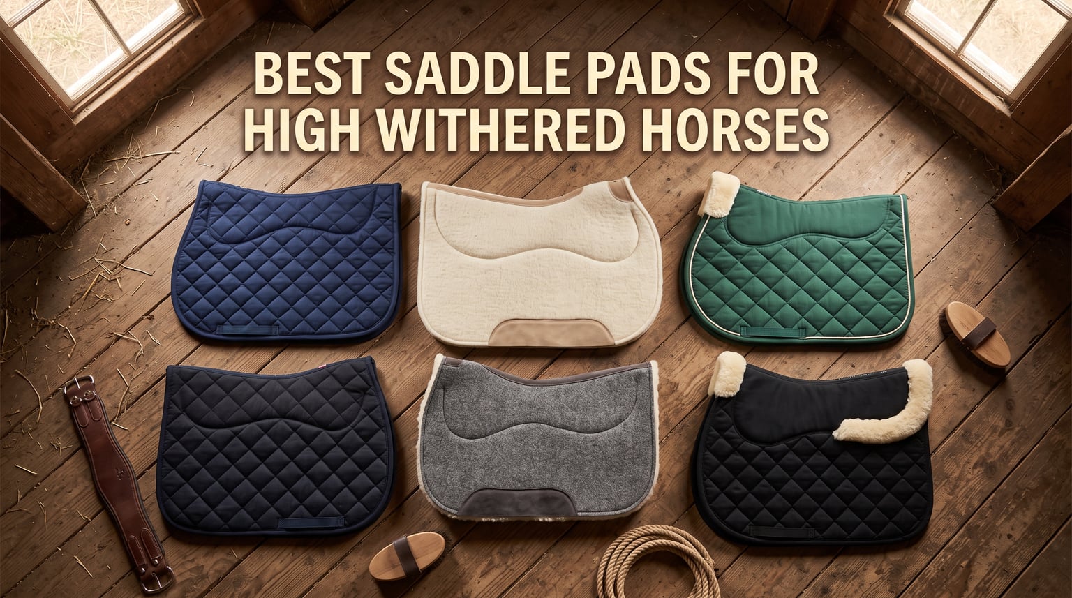 Best saddle pads for high withered horses