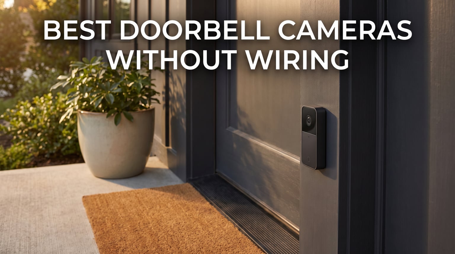 Best doorbell cameras for houses without existing wiring