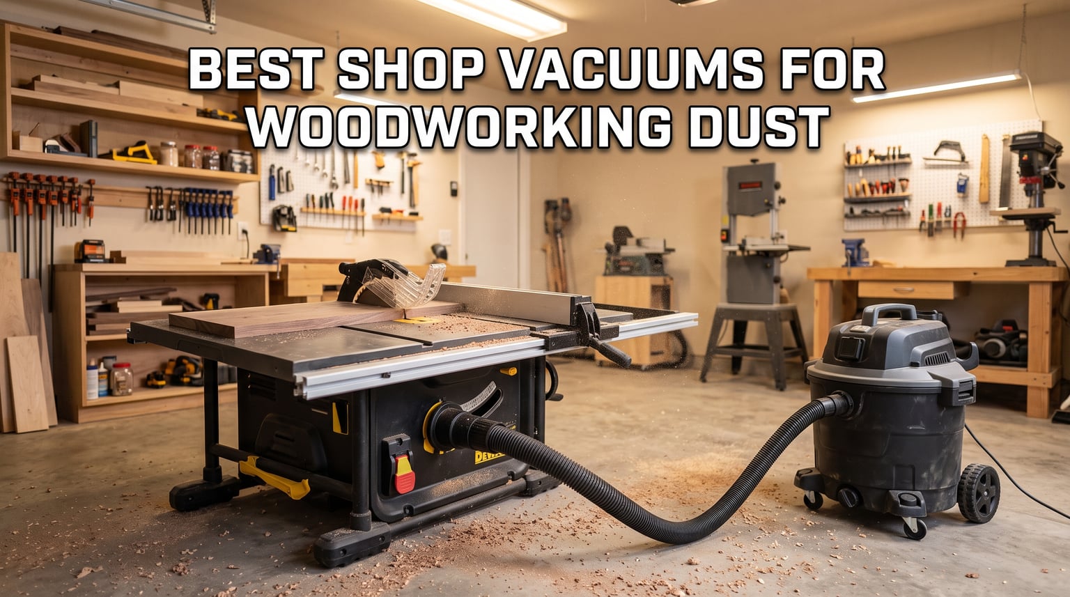 Best shop vacuums for woodworking dust