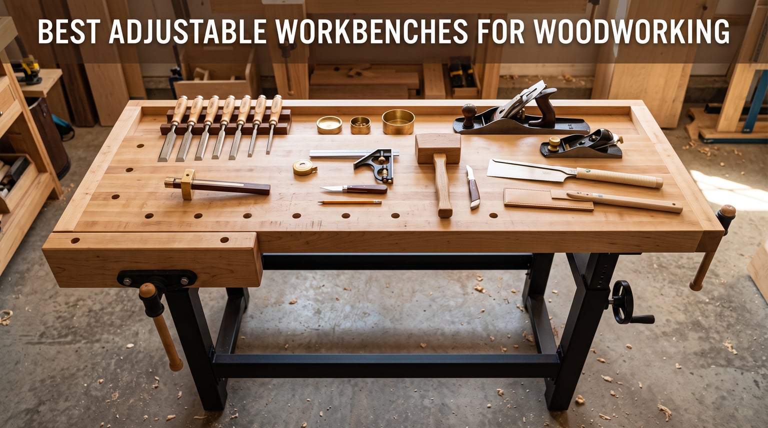 Best adjustable workbenches for woodworking