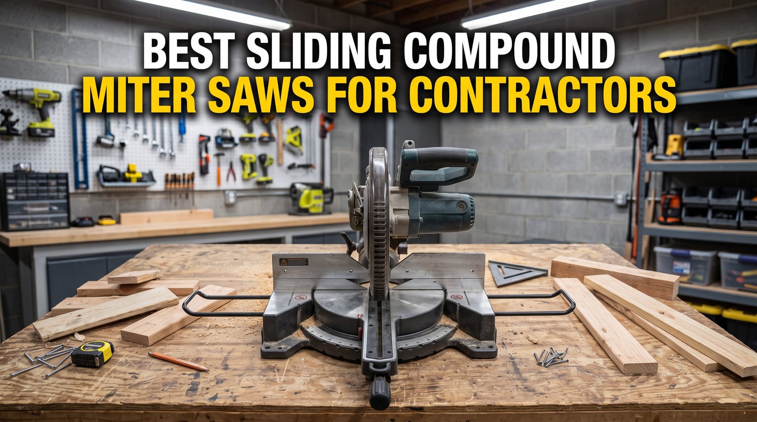 Best sliding compound miter saws for contractors