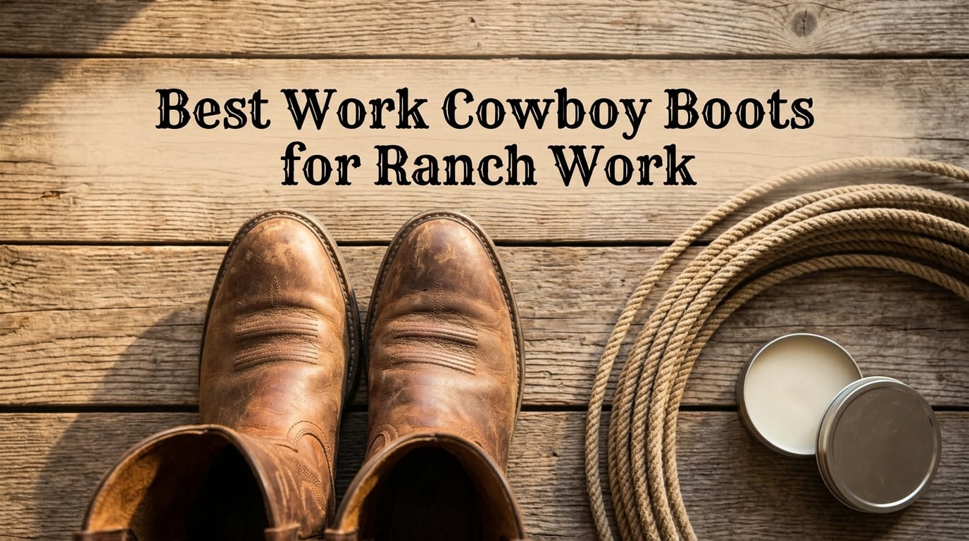Best work cowboy boots for ranch work