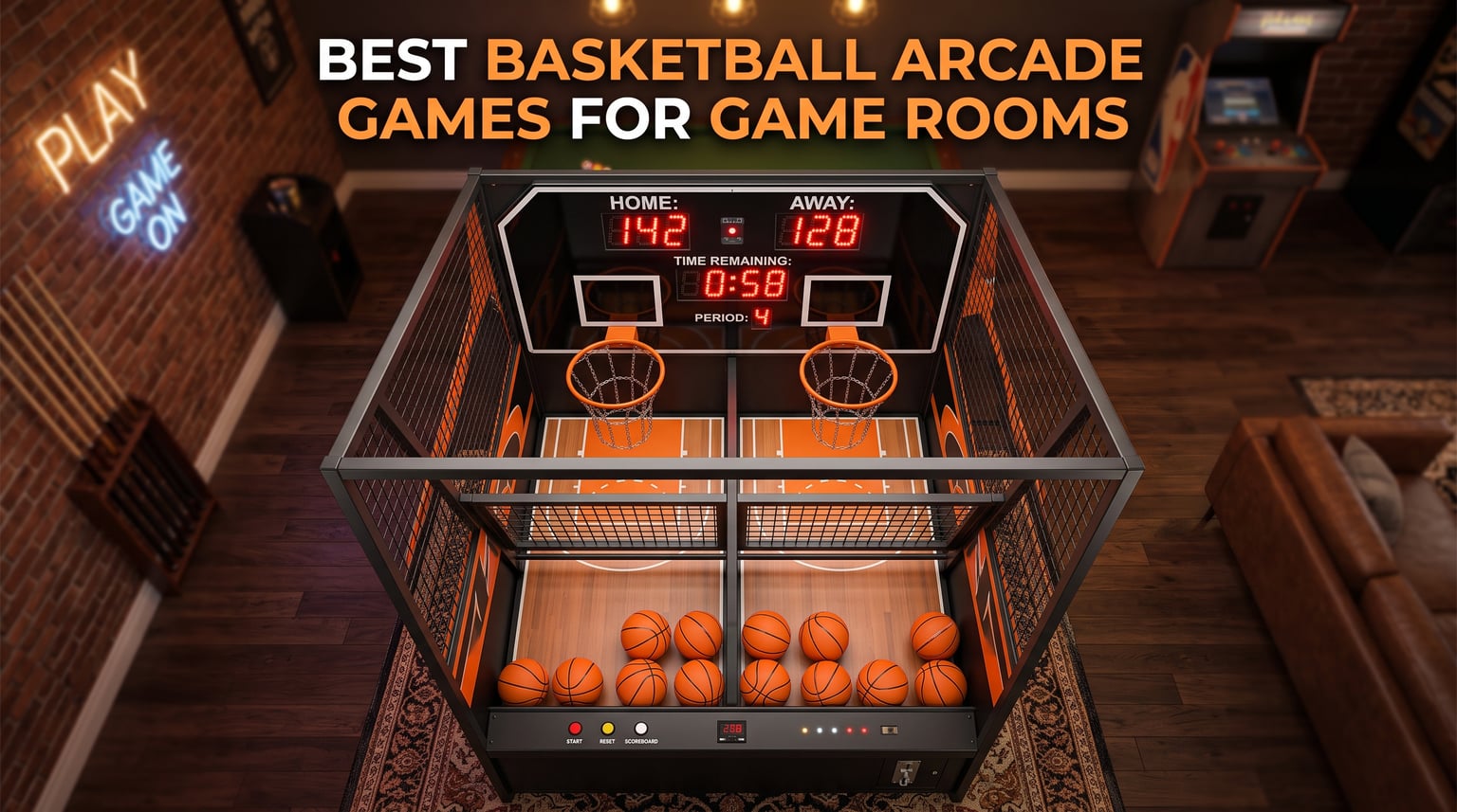 Best basketball arcade games for game rooms