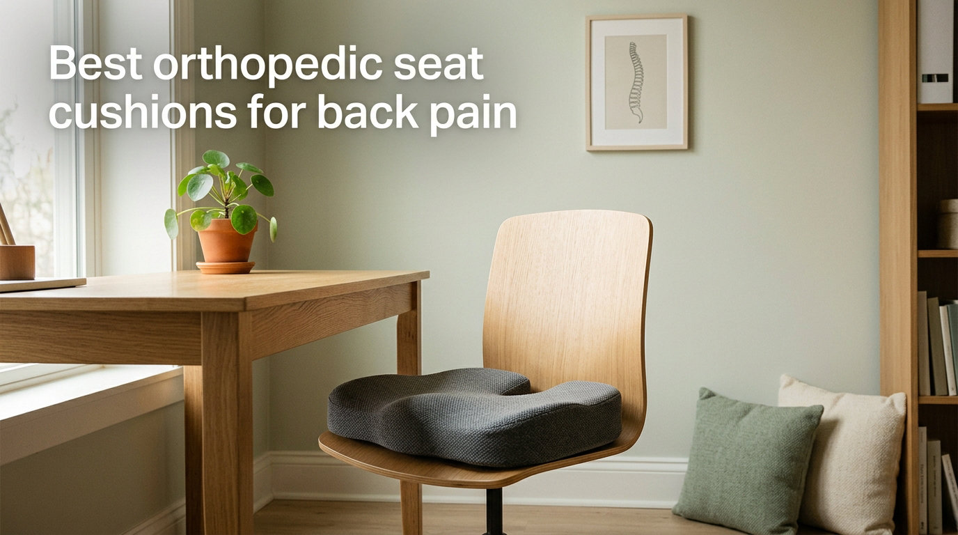 Best orthopedic seat cushions for back pain