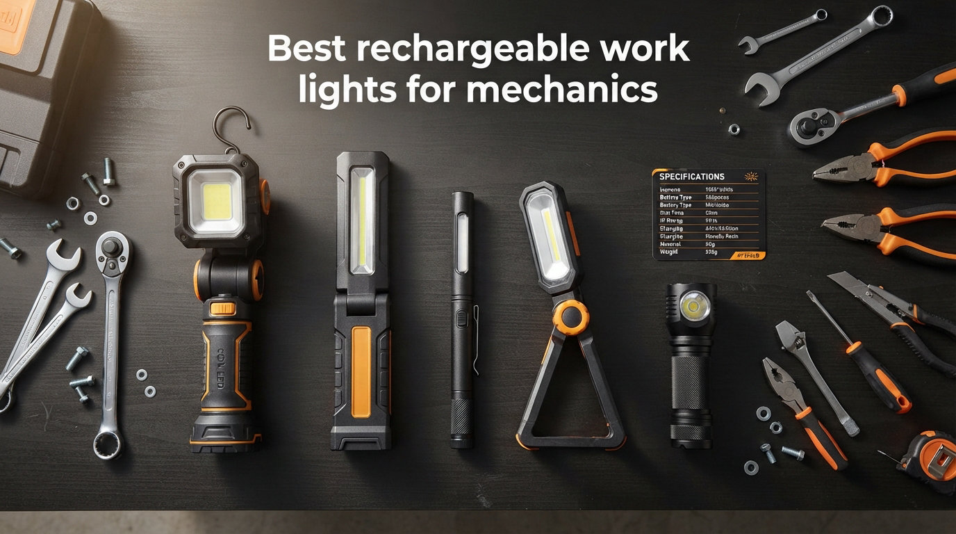 Best rechargeable work lights for mechanics