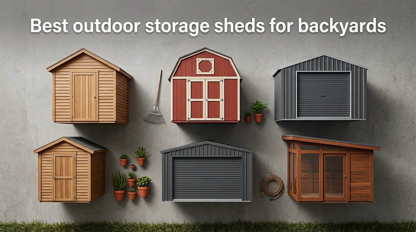 Best outdoor storage sheds for backyards