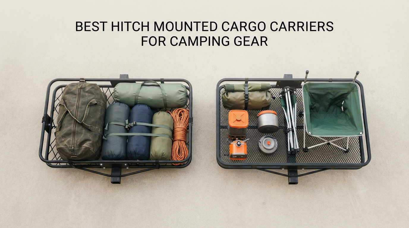 Best hitch mounted cargo carriers for camping gear