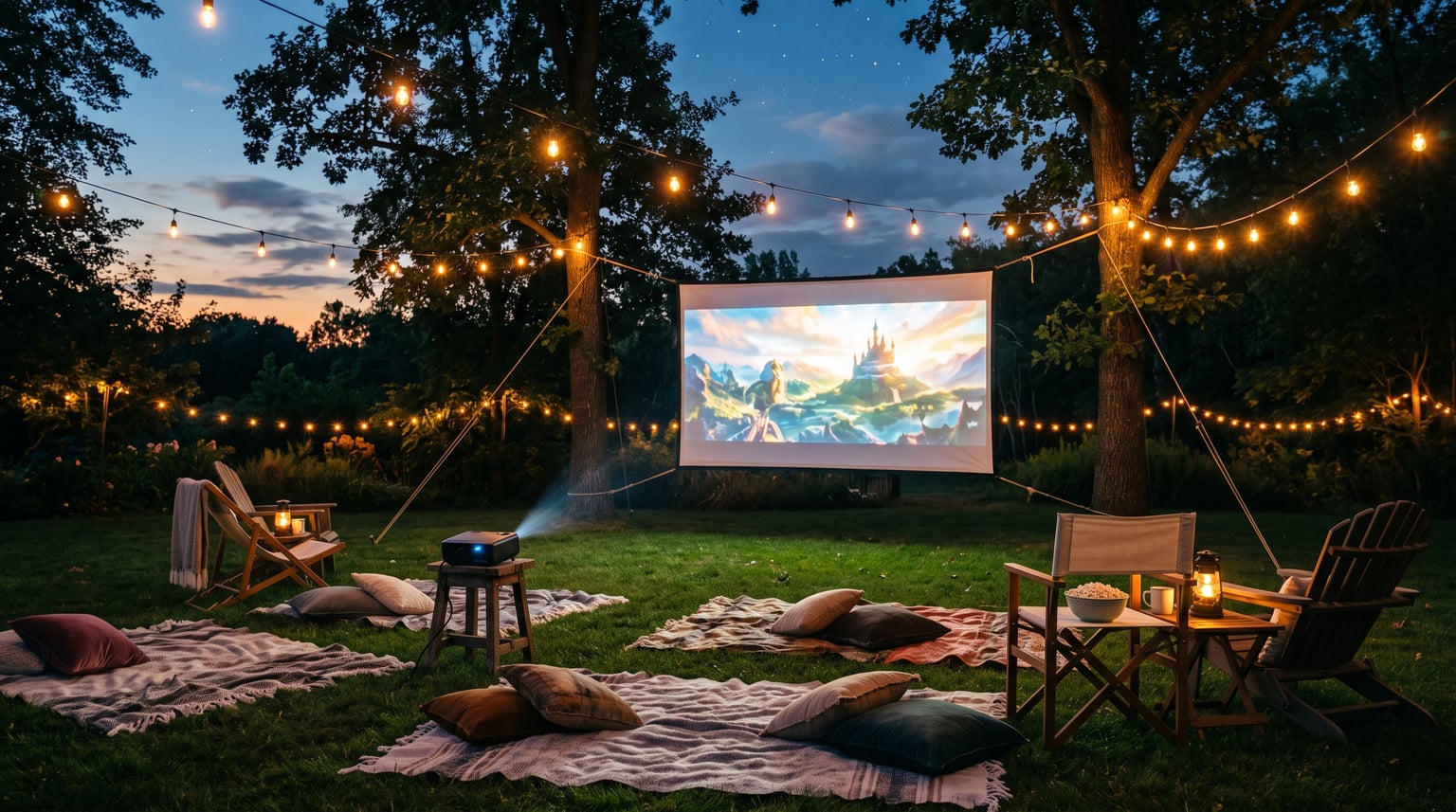 Best outdoor projectors for backyard movies